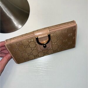 Pink Gold Canvas Gucci